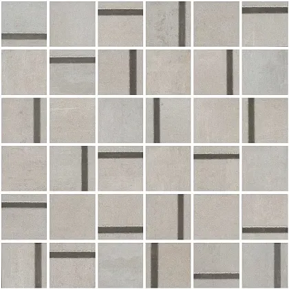 Фото Декор Гварди 1 мозаичный серый светлый матовый обрезной 30x30x0,9 из 36 частей 4,8х4,8 (MM13130) Россия