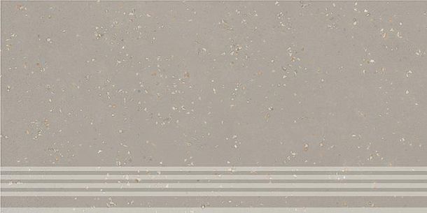 Фото Ступень Kerama Marazzi Пунтум серый светлый матовый обрезной 30x60x0,8 (KM6060G1191R8GRF) Россия