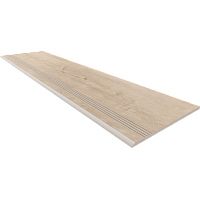 Ступень SF02 Soft Wood Creamy неполированный с насечками 30x120 Россия Фото Ступень SF02 Soft Wood Creamy неполированный с насечками 30x120