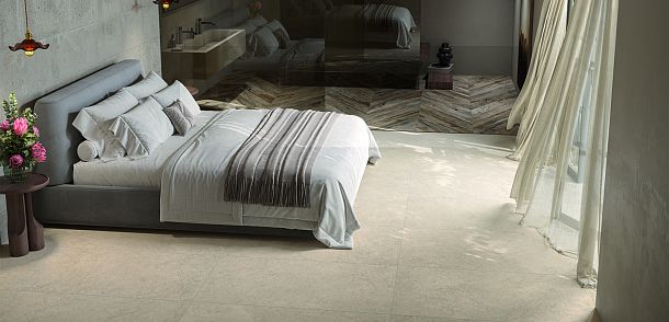 Фото Керамогранит Rondine Group J93332 Lutezia Ivory Rett 60x120 Италия