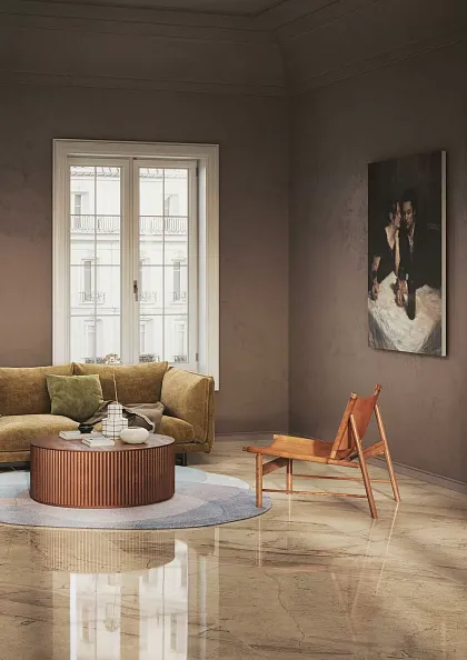 Фото Керамогранит R8RW (00R8RW03) Incanto Calacatta Michelangelo Glossy Ret 6mm 60х120 Италия