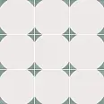 Керамогранит Smile Tile Брайтон зеленый 20x20