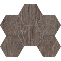 Мозаика KW03 Kraft Wood Wenge Hexagon структурированный 25x28,5 Фото Мозаика KW03 Kraft Wood Wenge Hexagon структурированный 25x28,5