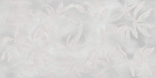 Фото Керамогранит Vitra K958008R0001VTER ArtWall Цветы Серый Матовый Ректификат 60x120 Турция