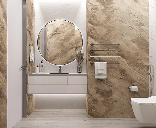 Фото Керамогранит Miranda Brown Cтруктурный 60x60 Индия