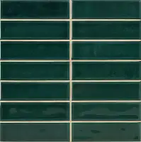 Фото керамическая плитка Vilar Albaro Nairobi Sticks Green (2.5x10) 20x20
