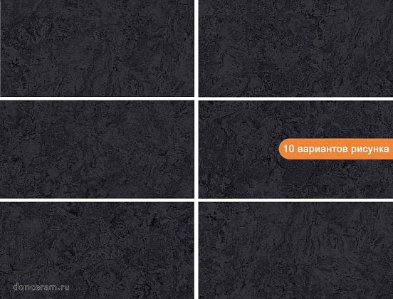 Фото Керамогранит gravita duo midnight black fullbody carving 60x120 Индия