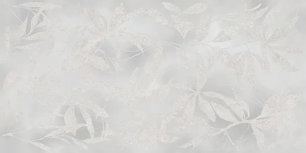Фото Керамогранит Vitra K958008R0001VTER ArtWall Цветы Серый Матовый Ректификат 60x120 Турция