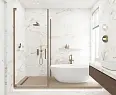 Керамогранит Laparet Zenith White Белый Сатинированный 80X160