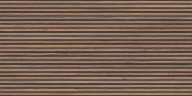 Фото Керамогранит Laparet Wood Canarium Wenge Stripes Коричневый Матовый Карвинг 60Х120