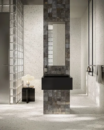 Фото Керамогранит Sant Agostino CSAGPLNK12 Glow Plus Night Kry 120x120 Италия