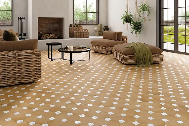 Фото Керамогранит Realonda Dover Terra White 33.3x33.3 Испания
