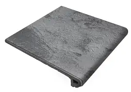 Фото Ступень Gres de Aragon 906860 Peldano Redondo 33 Metal Black 32.5x33