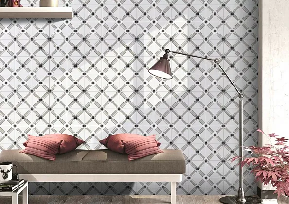 Фото Керамогранит Ennface ENPTR6026MT2020 Ponza Petals Matt 200х200х8 Индия