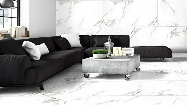 Фото Керамогранит Usak Seramik Carrara Polished 60x120 Турция