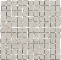 Фото Мозаика MBS003 Про Лаймстоун Спакко мозаичный серый светлый матовый 20х20