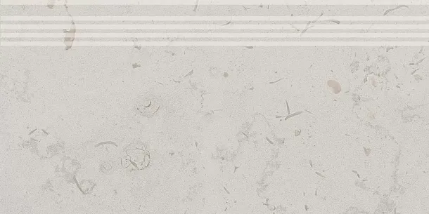 Фото Ступень DD205320R\GR Про Лаймстоун серый светлый натуральный обрезной 60х30 Россия