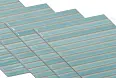 керамическая плитка DNA Tiles 133471 Flash Bars Ivory 12,5x25