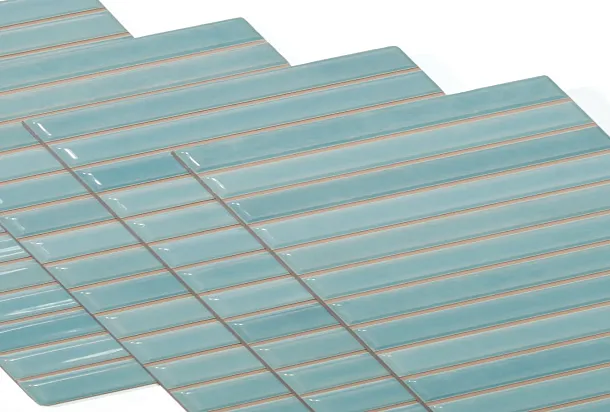 Фото керамическая плитка DNA Tiles 133471 Flash Bars Ivory 12,5x25 Испания