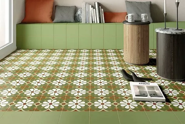 Фото Керамогранит Equipe 30711 Rivoli Monaco Verde 20x20 Испания