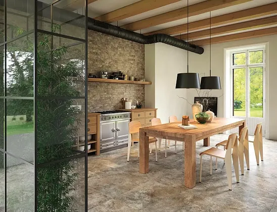Фото Керамическая плитка FAP Ceramiche fRXP Nobu Row Beige Matt RT 50x120 Италия
