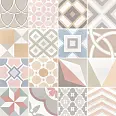 Керамогранит Equipe 22103 Caprice Patchwork Pastel 20x20