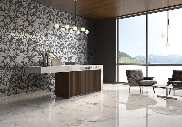 Фото Декор Pamesa Malla (7) Cr.Pisa Gold Compacglass 30x30 Испания