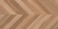 Керамогранит Laparet Wood Canarium Chevron M Тёмно-Бежевый Матовый Карвинг 60Х120
