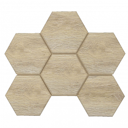 Фото Мозаика Selection Oak Hexagon SI01 неполированная 25x28,5 Россия