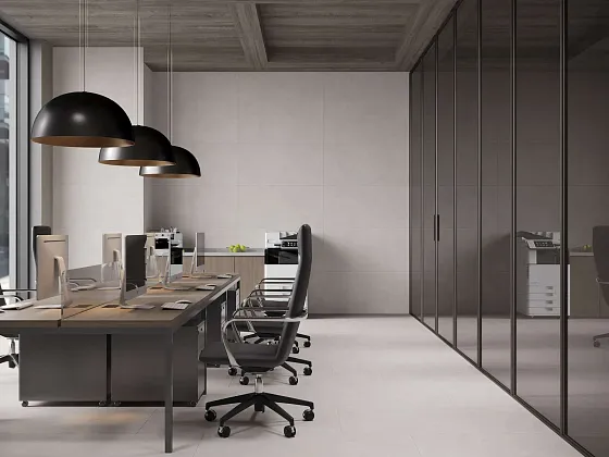 Фото Керамогранит Laparet Lp6012G0341R Stucco Grigio Pro Серый Матовый R10 Str 59.5Х119.1 Россия