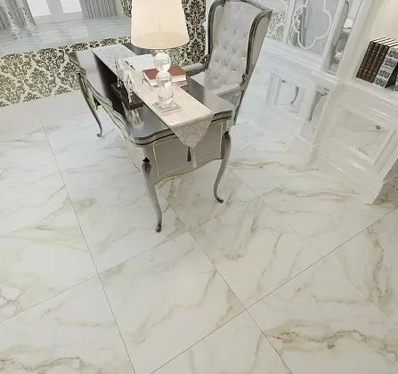 Фото Керамогранит ZERDE TILE Carrara Baze White 60x60 Казахстан