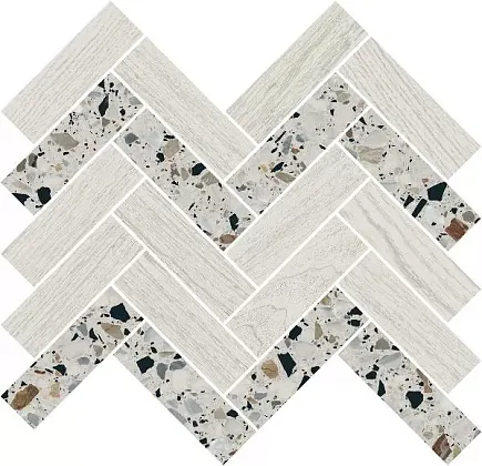 Фото Мозаика T042\SG5268 Монтиони мозаичный белый 34x35,5 Россия
