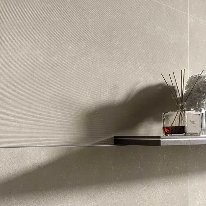 Фото Керамогранит Dado Ceramica 304283 Serica Rigatino Ivory Rett 60x120 Италия