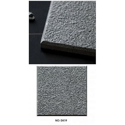 Фото Керамогранит Dark grey DK19 60х60, 18мм (Half full body) Кнр