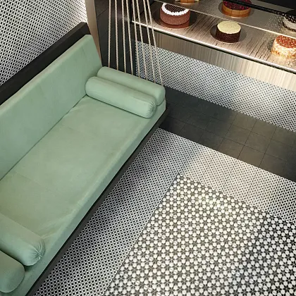 Фото Керамогранит SG1597N Фреджио серый светлый матовый 20x20x8 Россия