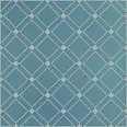Декор Бахия 1 бирюзовый глянцевый 9,8x9,8x0,7 (KMD3STA016GN)