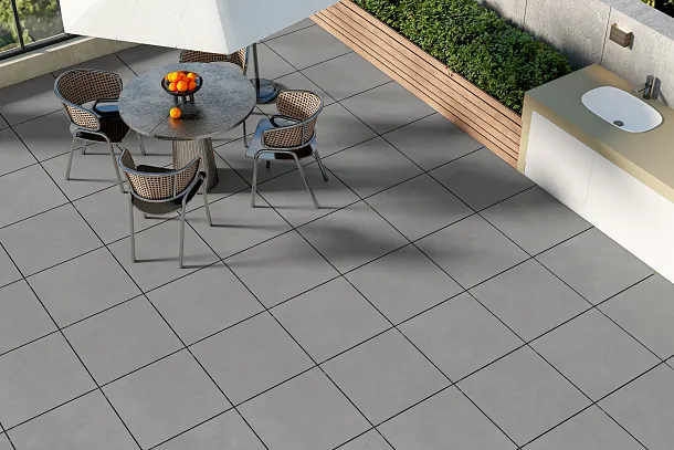 Фото Керамогранит Ennface ENSTN5003SR116060 Quartzite Beige Structured R11 600x600x20 Индия