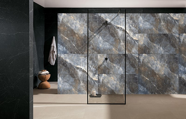 Фото Керамогранит Alice Gold Grey sugar 60x120 Индия