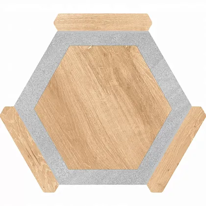 Фото Керамогранит Monopole Oregon Haya Gris 22x25 Испания