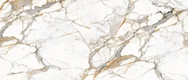 Фото Керамогранит Ennface ENMAR7003MT120280 Calacatta Oro Matt 1200x2800x6 Индия