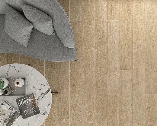 Фото Керамогранит SG517000R Club табачный 20x120x1.1 Россия