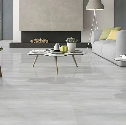 Керамогранит Mesto Bianco Sugar 60x60 для гостиной, для ванной, для туалета, для прихожей, на теплый пол Фото Керамогранит Mesto Bianco Sugar 60x60 Индия