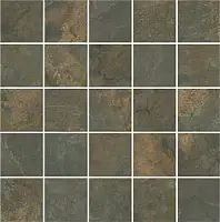 Фото Декор MM12132 Рамбла коричневый мозаичный 25x25