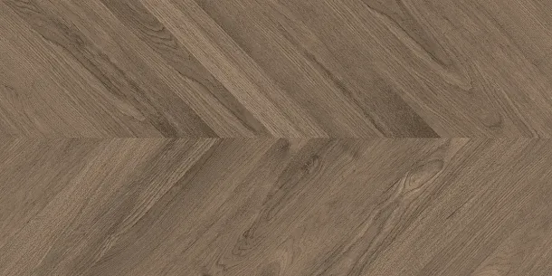 Фото Керамогранит Laparet Wood Latina Brown Chevron Коричневый Матовый Карвинг 60Х120 Индия
