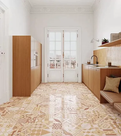 Фото Керамогранит Gayafores Tessela Blue 33,15x33,15 Испания