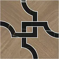 Фото Декор ID133 Монтиони наборный 1 матовый 30x30