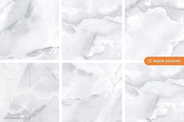 Фото Керамогранит gravita mercato onyx onyx perla matt 60x60 Индия