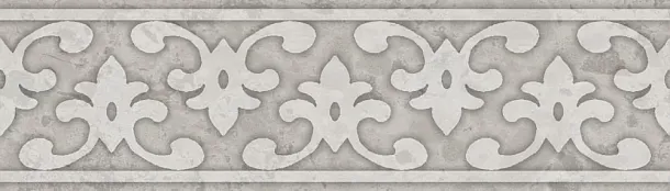 Фото Бордюр OS\A296\8349 Ферони серый светлый матовый 20x5,7 Россия