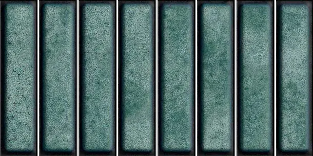 Фото керамическая плитка El Barco Domino Verde Glossy 15x30 Испания