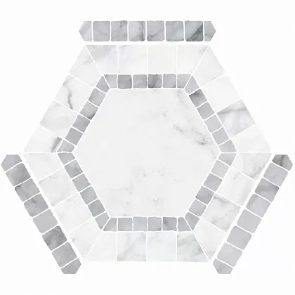 Фото Керамогранит Monopole Ibiza White 22x25 Испания
